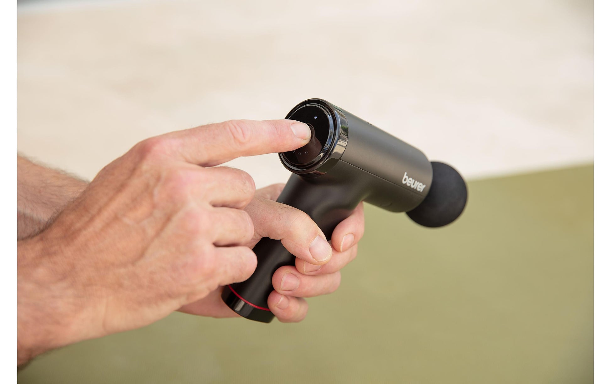 Beurer Massagepistole – Schwarz, Triggerpunktmassage