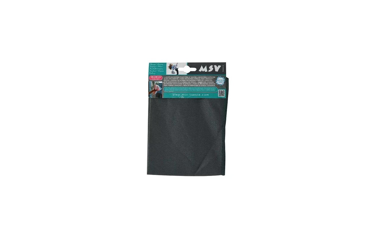 MSV Mikrofasertuch Spezial Fenster – Grau – 31 × 34 cm