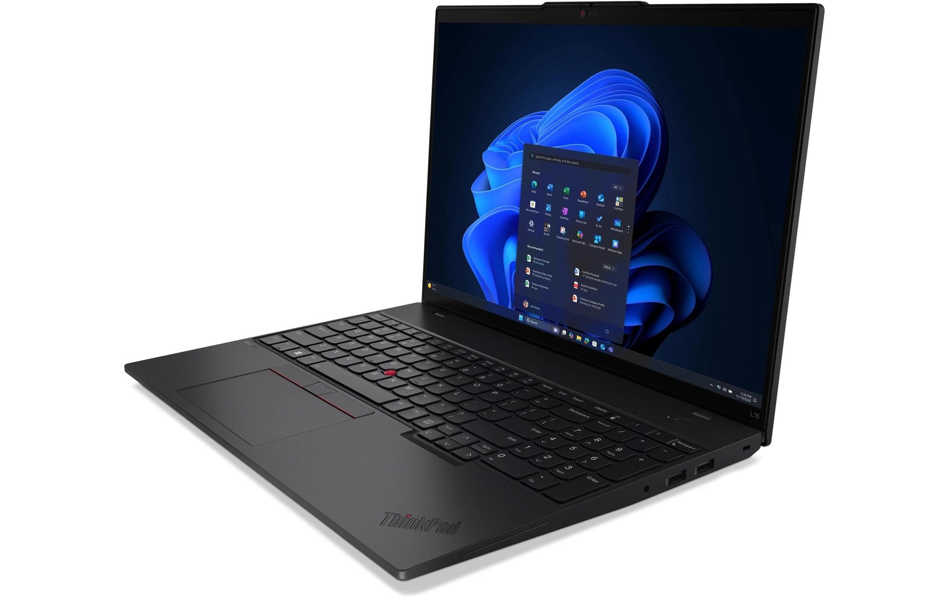 Lenovo ThinkPad L16 Gen 2 Laptop – schwarz