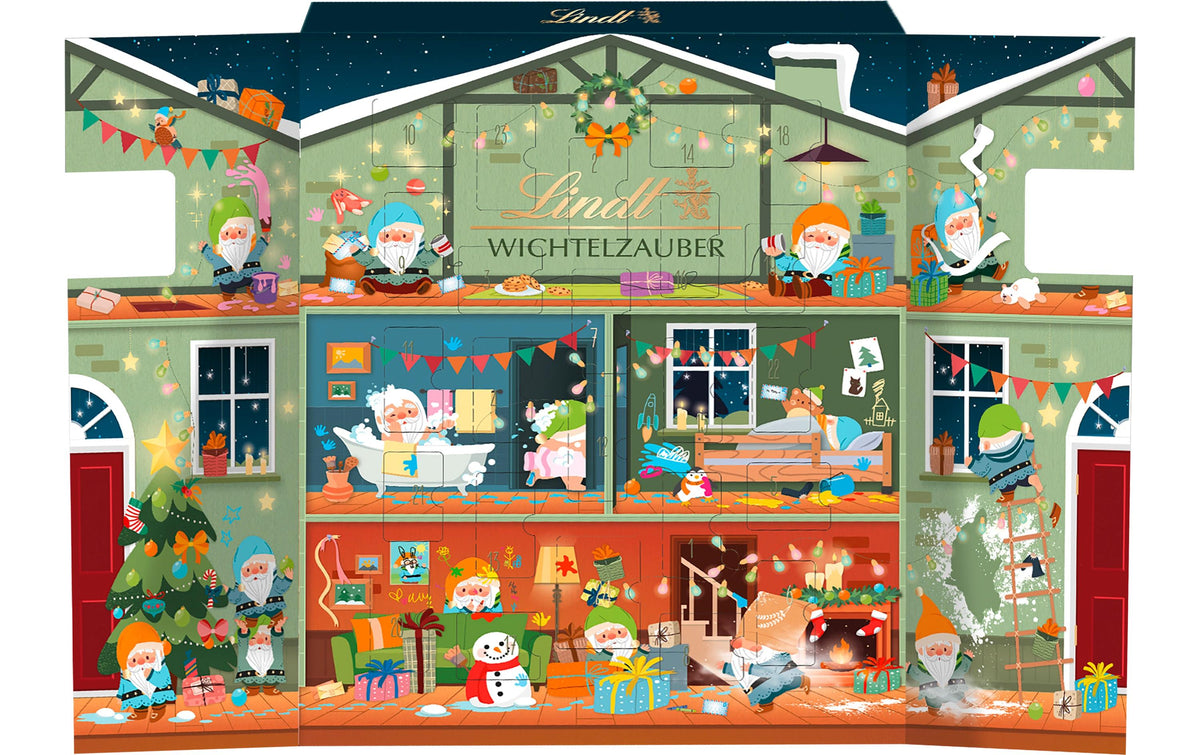 Lindt Wichtel Adventskalender Schokolade & Pralinés – 146 g
