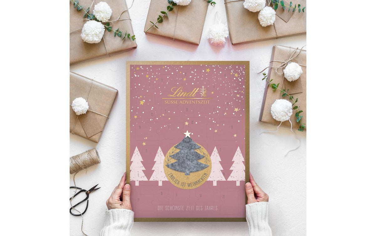 Lindt Adventskalender Süsse Adventszeit – Schokolade – 275 g