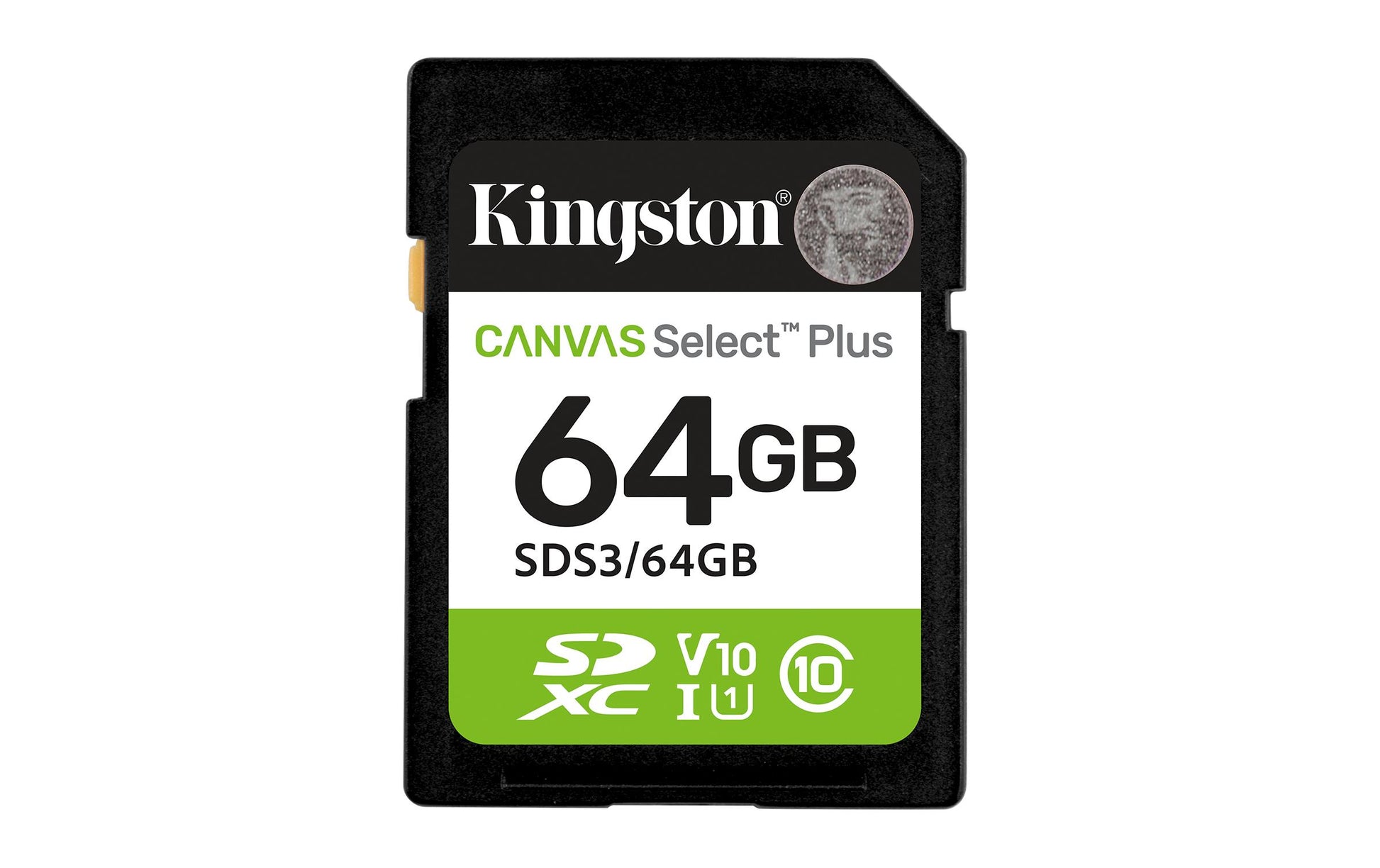 Kingston Technology Kingston Canvas Select Plus SDXC Speichergerät – 64 GB, UHS-I, 100 MB/s