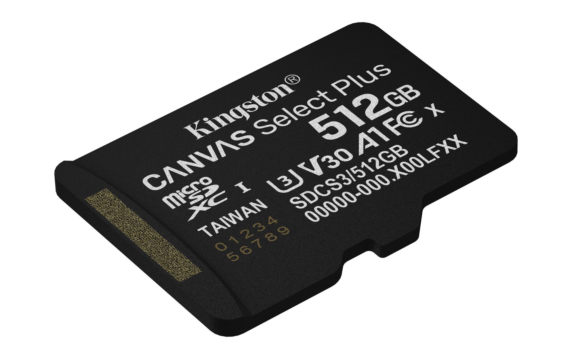 Kingston Technology Kingston Canvas Select+ GEN3 microSD-Karte – 512 GB, A1/150R/ohne SD-Adapter