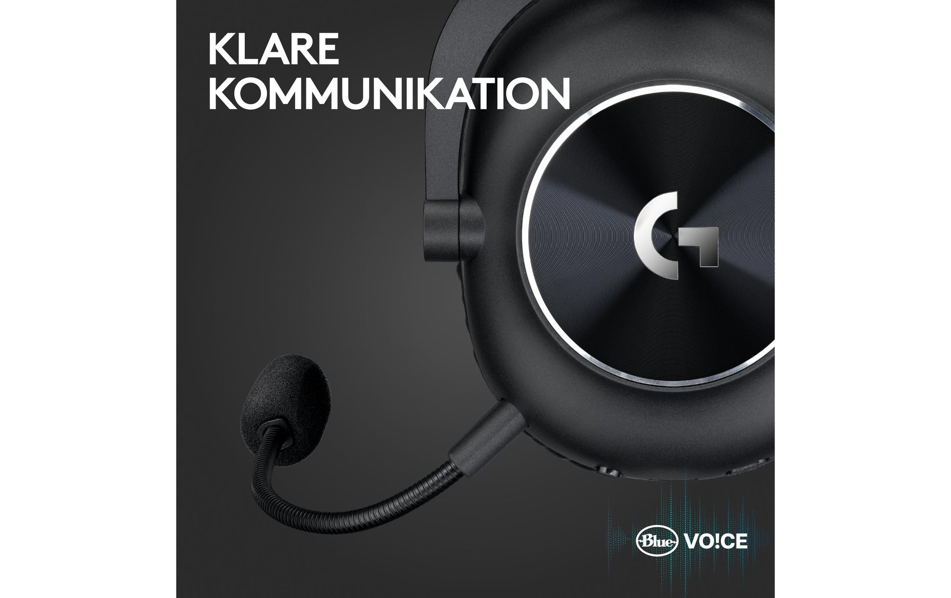 Logitech G PRO X 2 LIGHTSPEED Gaming-Headset – Over-Ear, Stereo, Kabel + BT, mit USB-A-Dongle, Schwarz