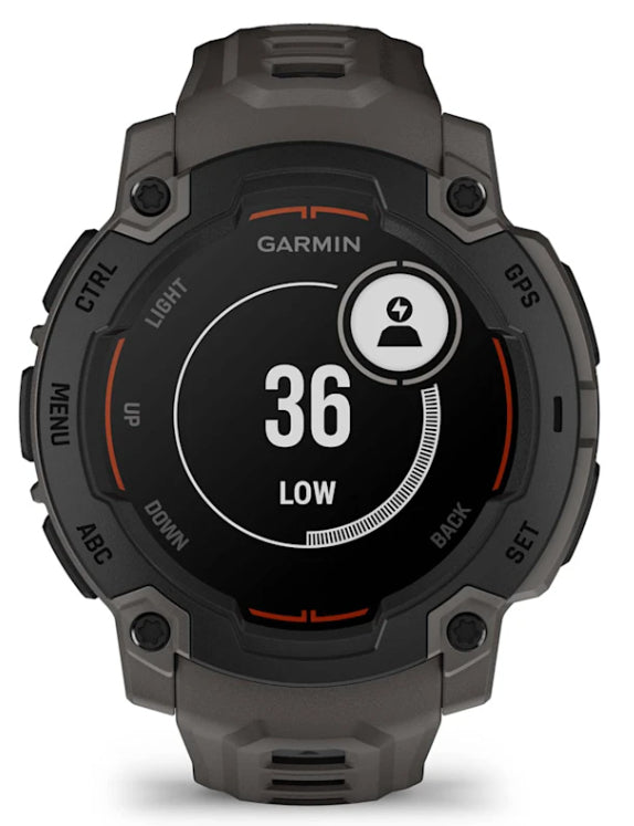 Garmin Instinct E – GPS-Smartwatch – 45 mm, Bluetooth, Schwarz, Sportarmband