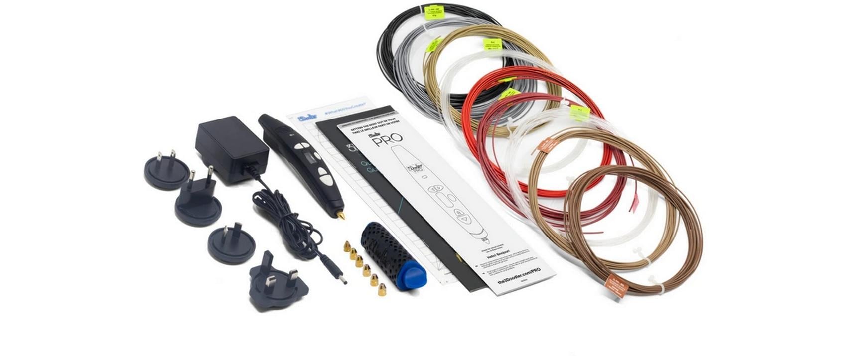 3Doodler 3D-Stift Pro III – Holz – 7 Stück