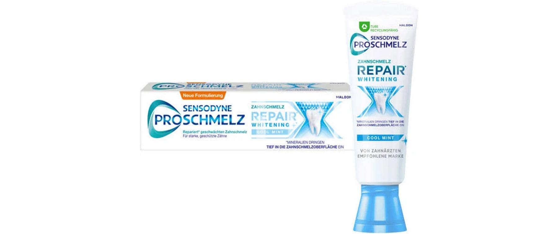 Sensodyne Zahnpasta ProSchmelz – Whitening, mit Fluorid – 75 ml