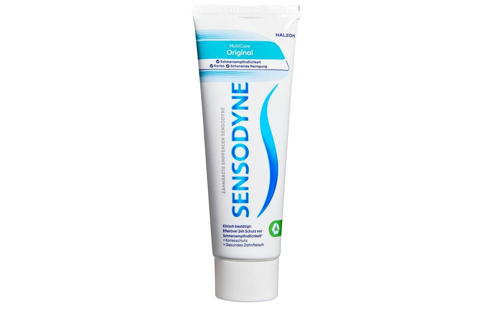 Sensodyne Zahnpasta MultiCare Original – mit Fluorid – 75 ml