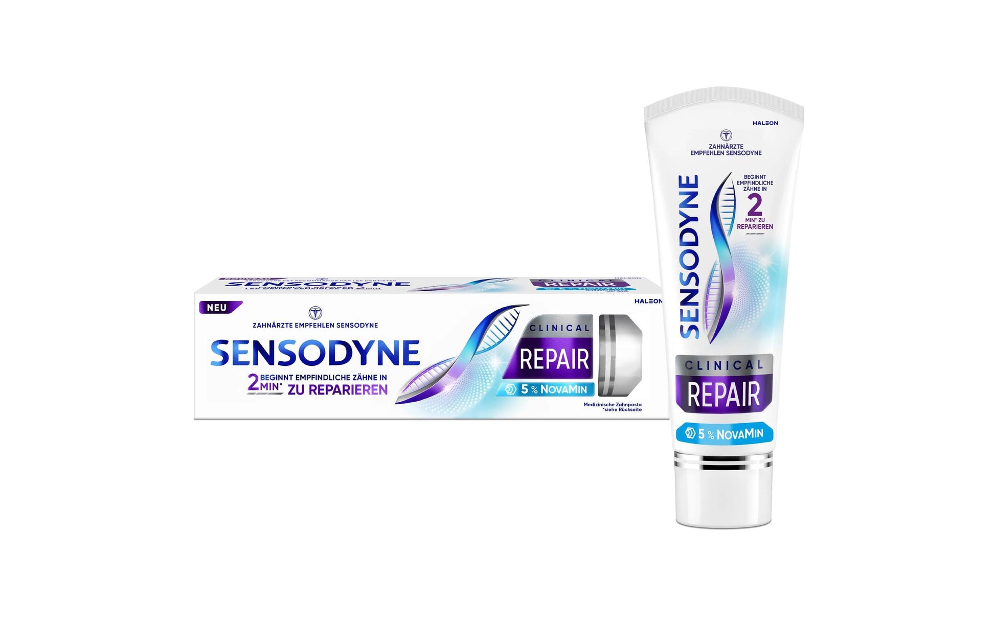 Sensodyne Zahnpasta Clinical Repair – mit Fluorid – 75 ml