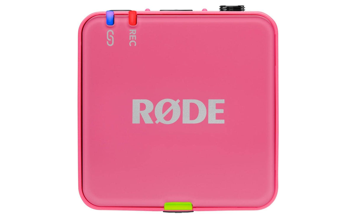 RØDE Wireless GO Gen3 Lavaliermikrofon 2er-Set – 3,5 mm Klinke, Kabellos (2,4 GHz), 20–20'000 Hz, Pink