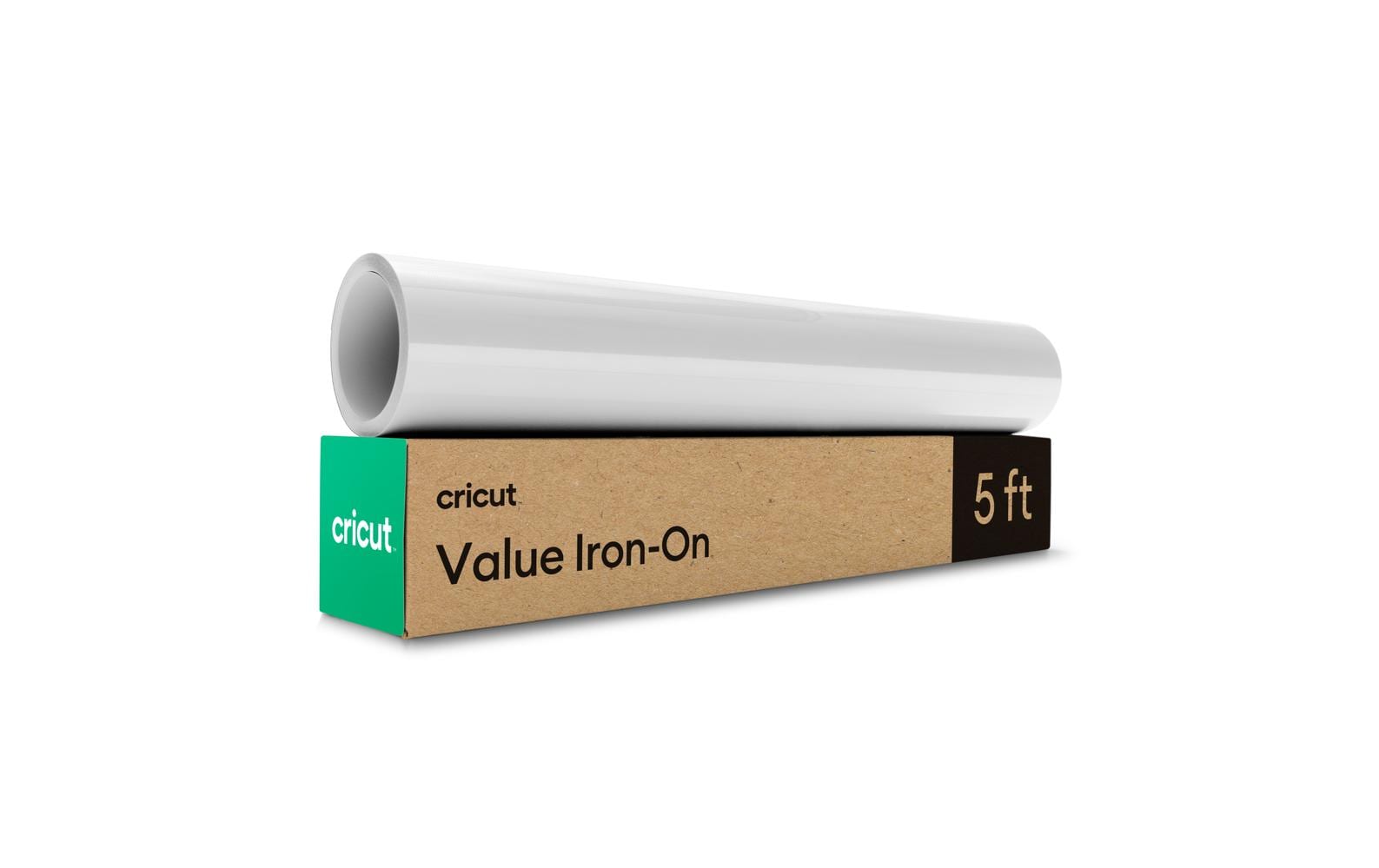 Cricut Flex Smart Aufbügelfolie – 30,5 × 150 cm, schwarz – 1 Rolle, Vinylfolie, glänzend, PEFC
