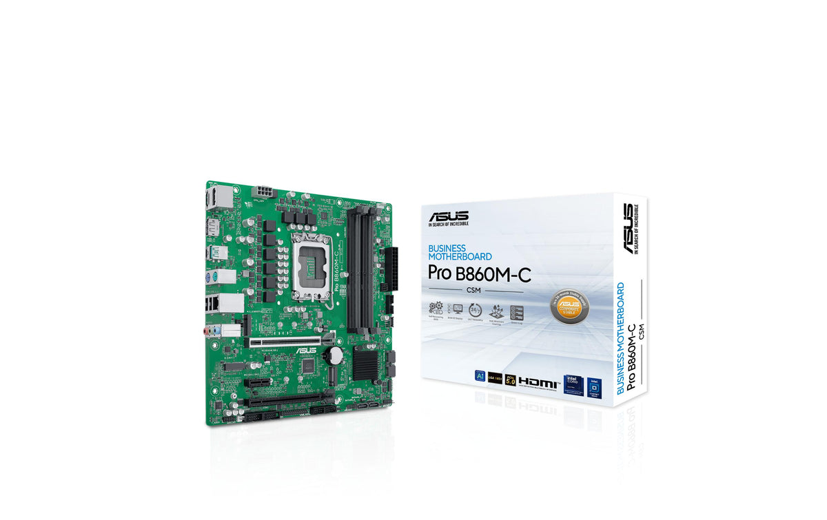 ASUS PRO B860M-C-CSM – Mainboard – LGA 1851, Intel B860, mATX, DDR5