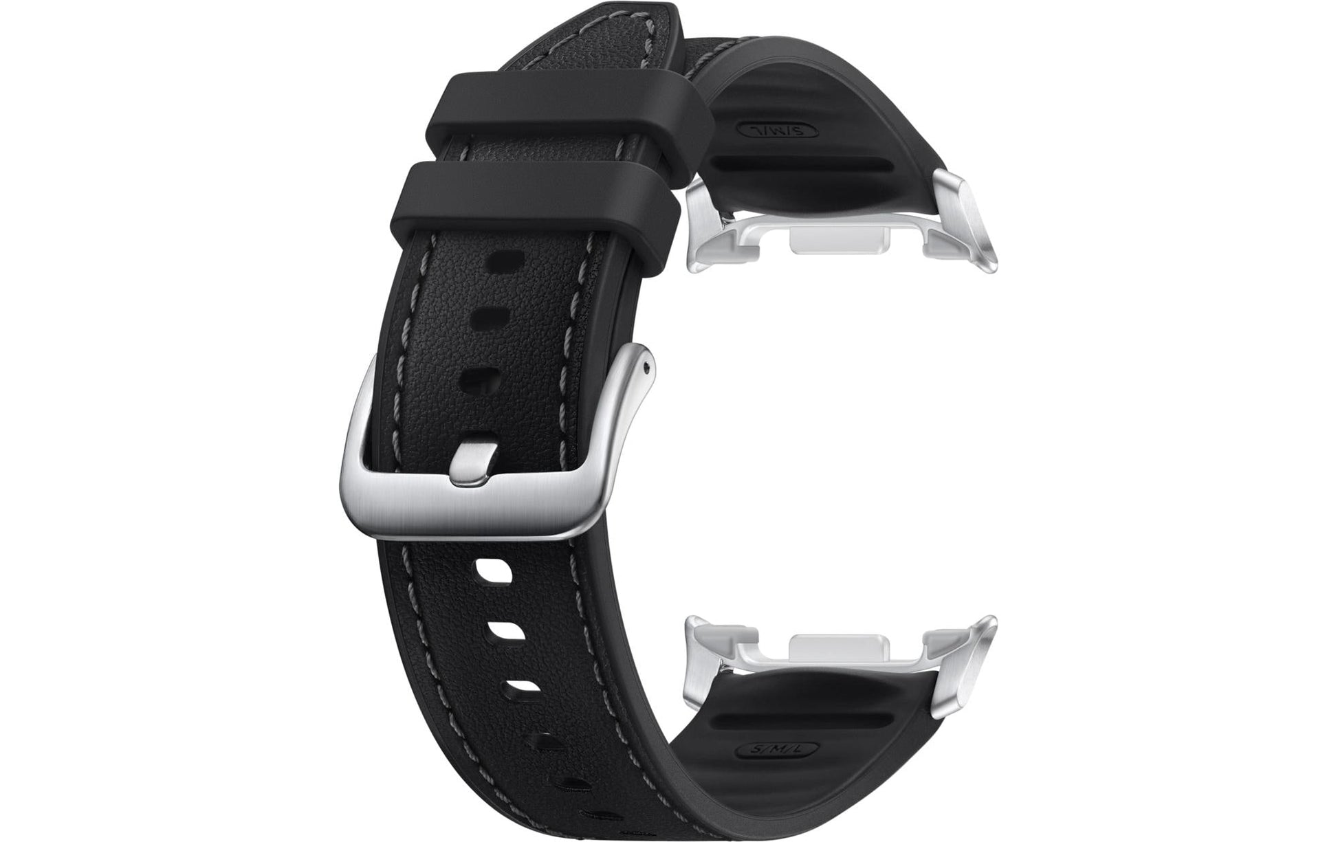 Samsung Watch 8 Hybrid – Armband – für Samsung Watch 8, Schwarz, S/M/L, Kunstleder