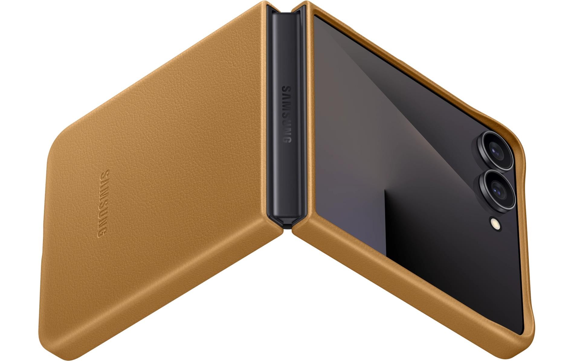 Samsung Backcover Kindsuit – für Samsung Galaxy Z Flip7 – braun – Silikon
