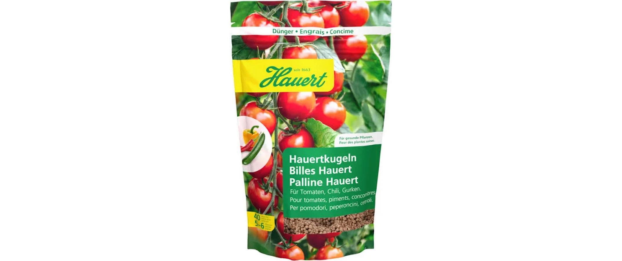 Hauert Tomaten Tabletten – für Balkonpflanzen – 40 Stück
