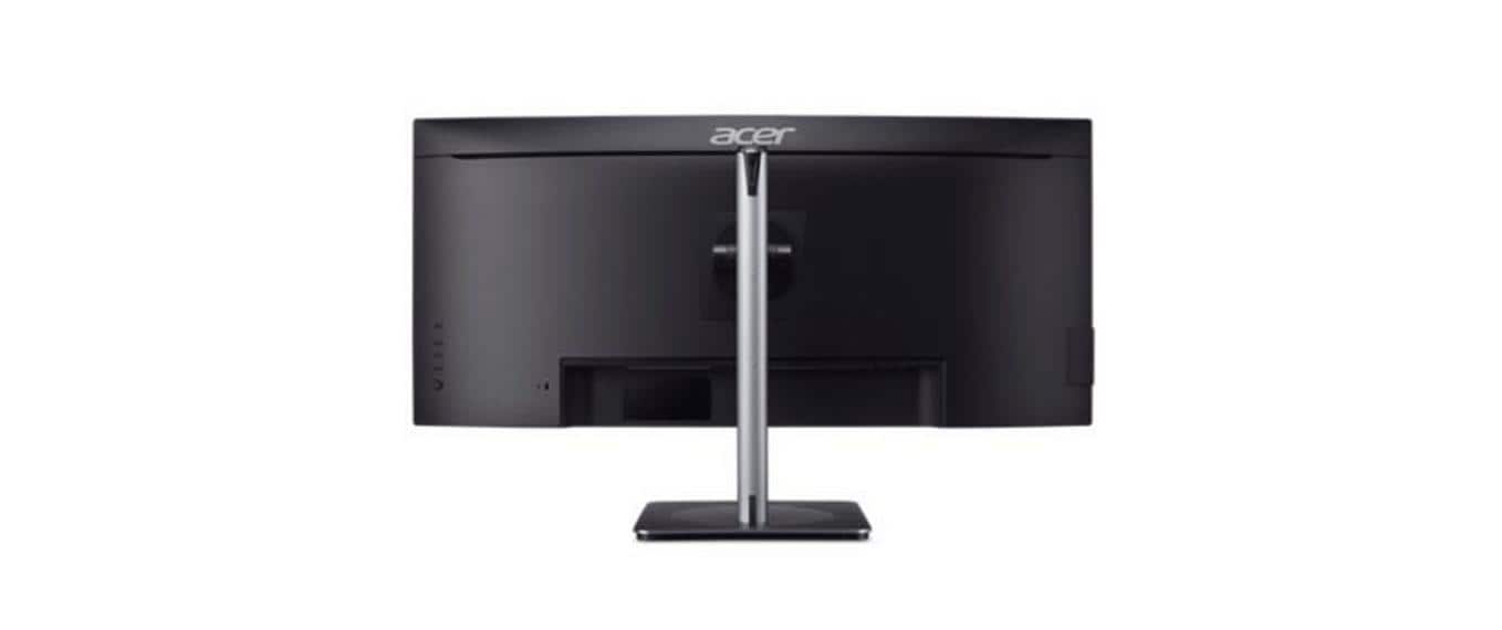 Acer Vero CB3 – Monitor, 34" 3440 × 1440 (UWQHD), IPS, 60 Hz, 300 cd/m², Gebogen, Adaptive Sync, Schwarz