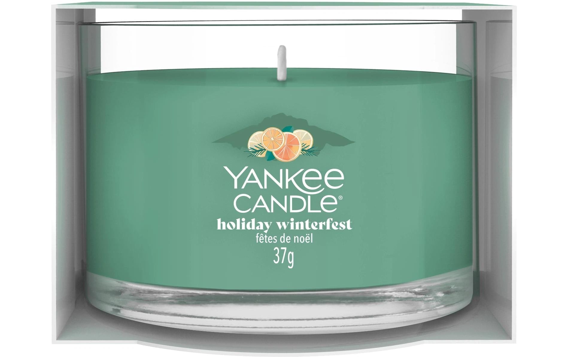 Yankee Candle Duftkerze – Tanne – Ø 5,4 × 4,5 cm – ca. 10 h