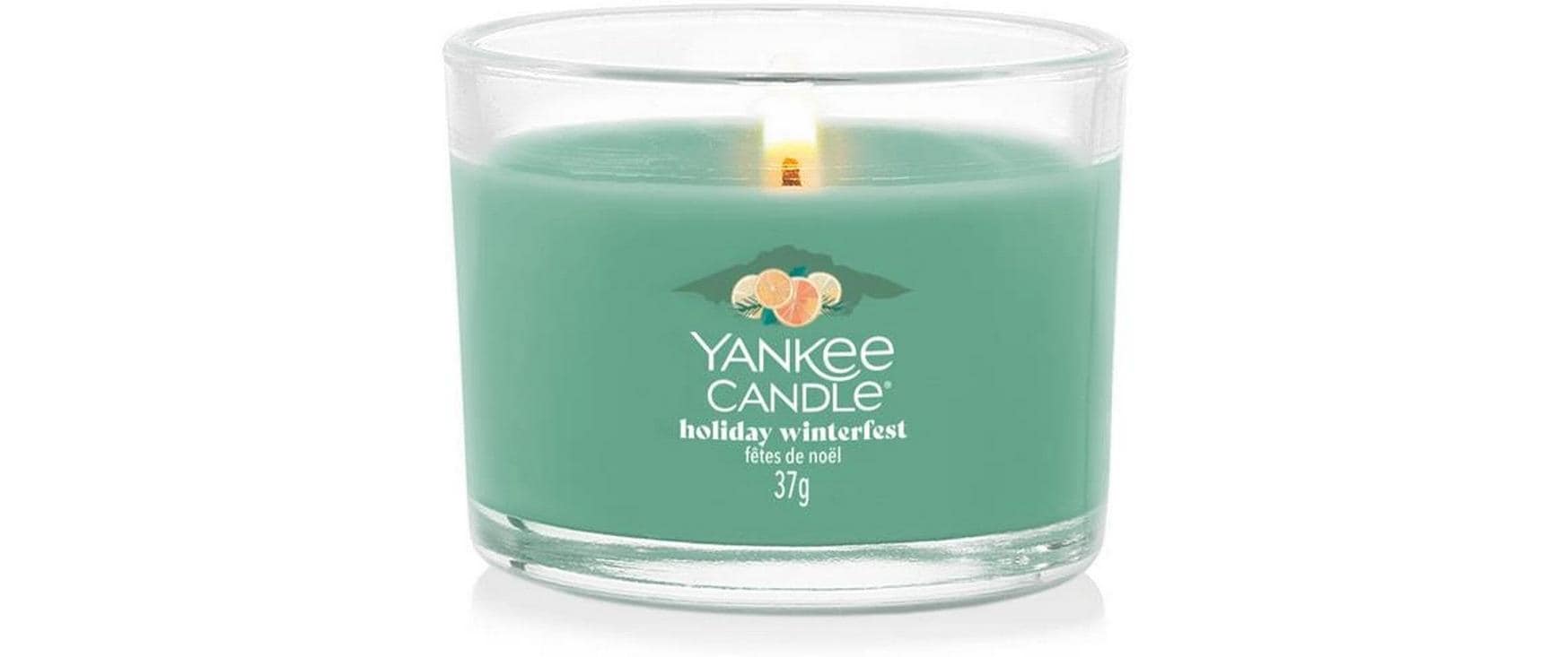 Yankee Candle Duftkerze – Tanne – Ø 5,4 × 4,5 cm – ca. 10 h