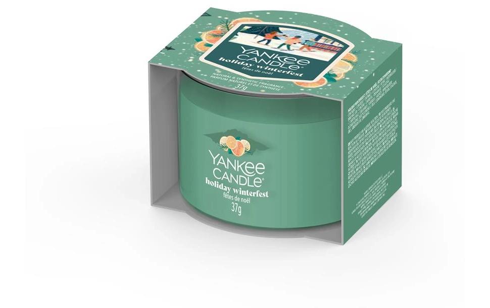 Yankee Candle Duftkerze – Tanne – Ø 5,4 × 4,5 cm – ca. 10 h