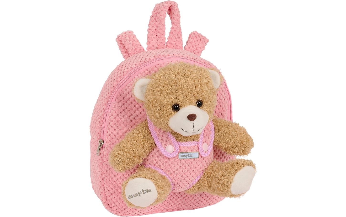 Safta Kindergartenrucksack – 4,65 l, höhenverstellbar – Teddy, 230 × 270 × 75 mm
