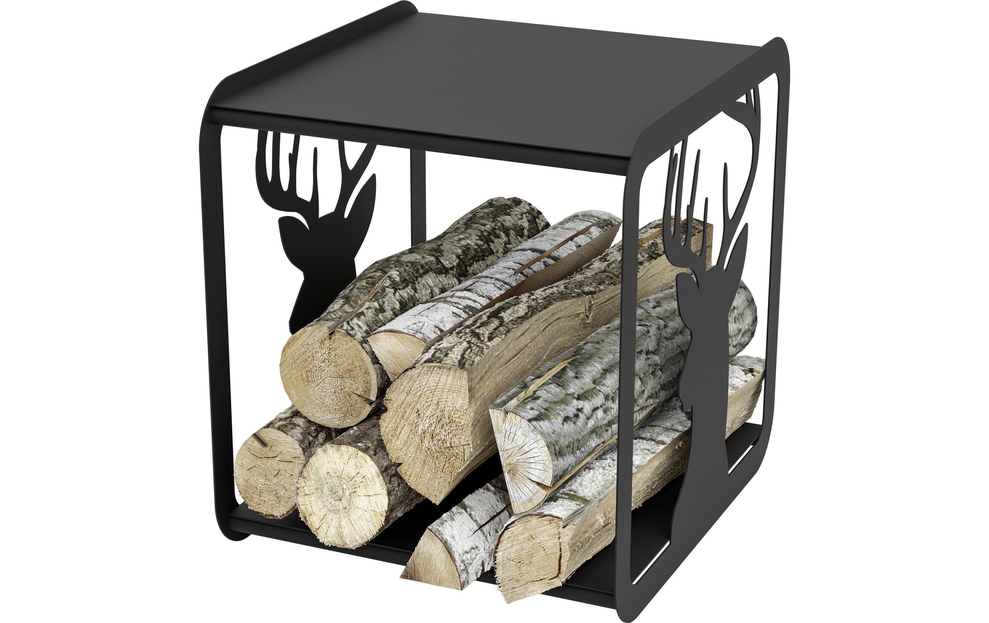 Eglo Sacol Kaminholzregal – Metall – 400 × 400 × 350 mm – für Aussen