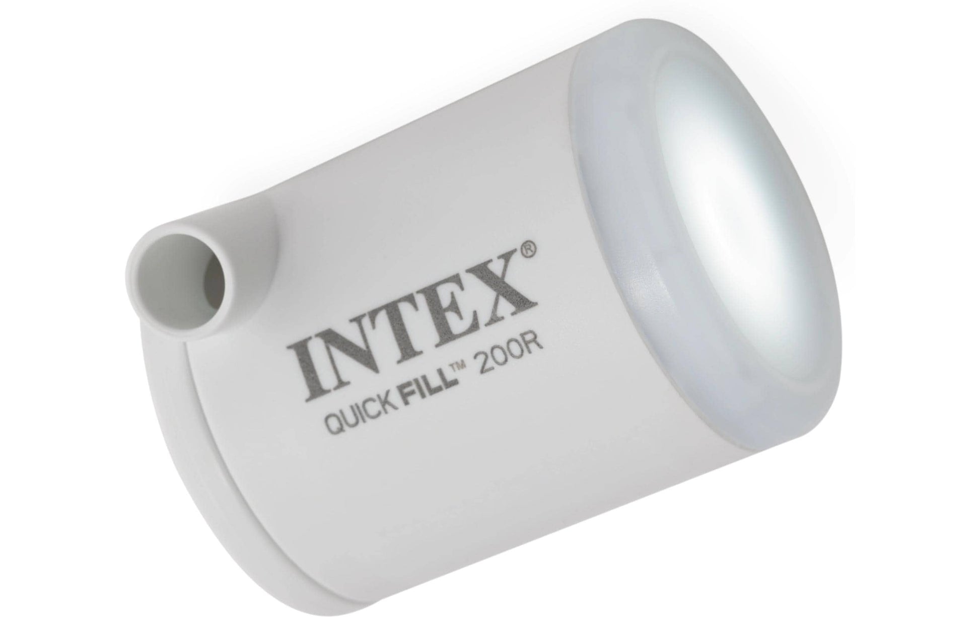 Intex Luftpumpe Quick-Fill USB200 – USB, wiederaufladbar, mit Lampe, 3,5 V, 2000 mAh (Ni-MH) – weiss