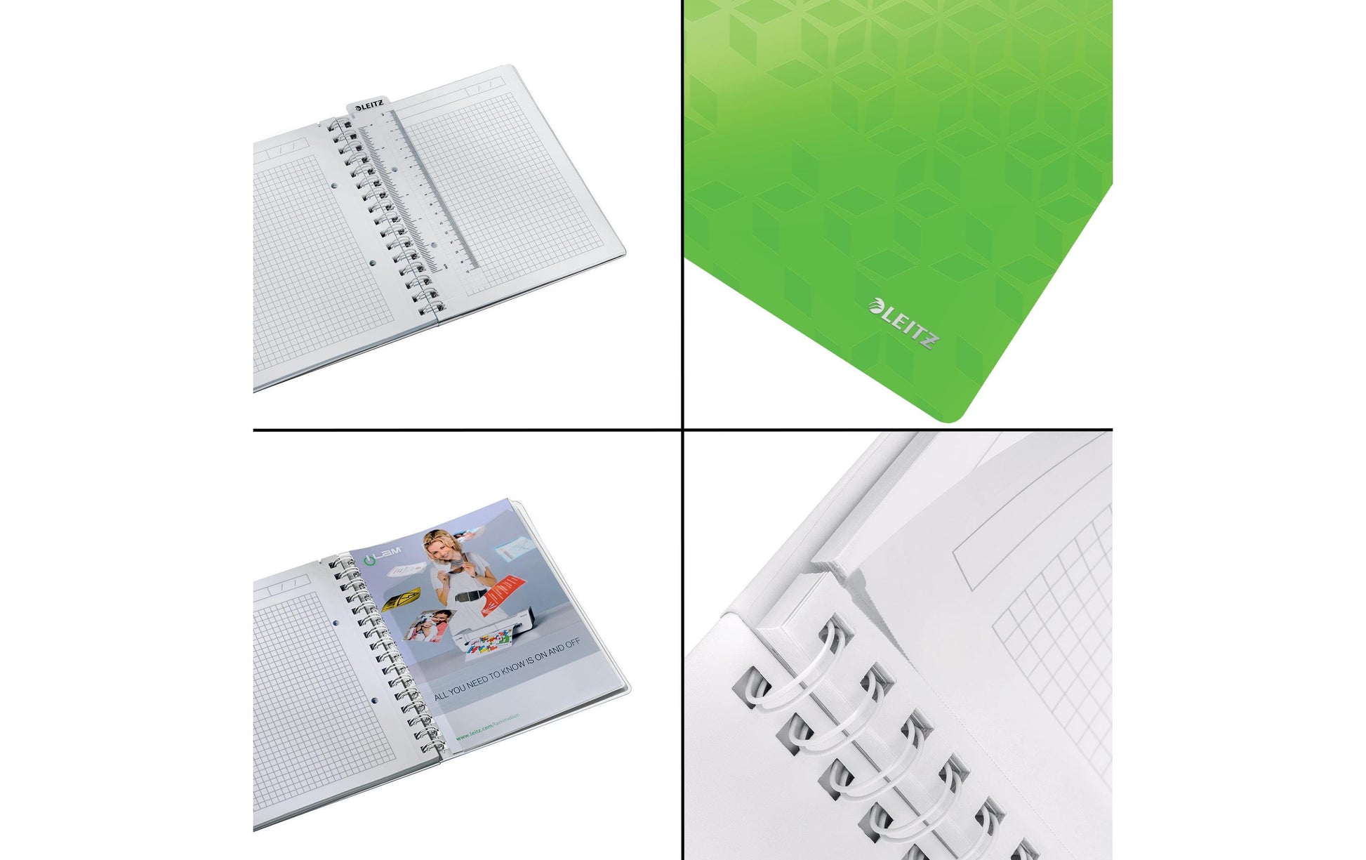Leitz Notizbuch, A5, 80 Seiten – grün