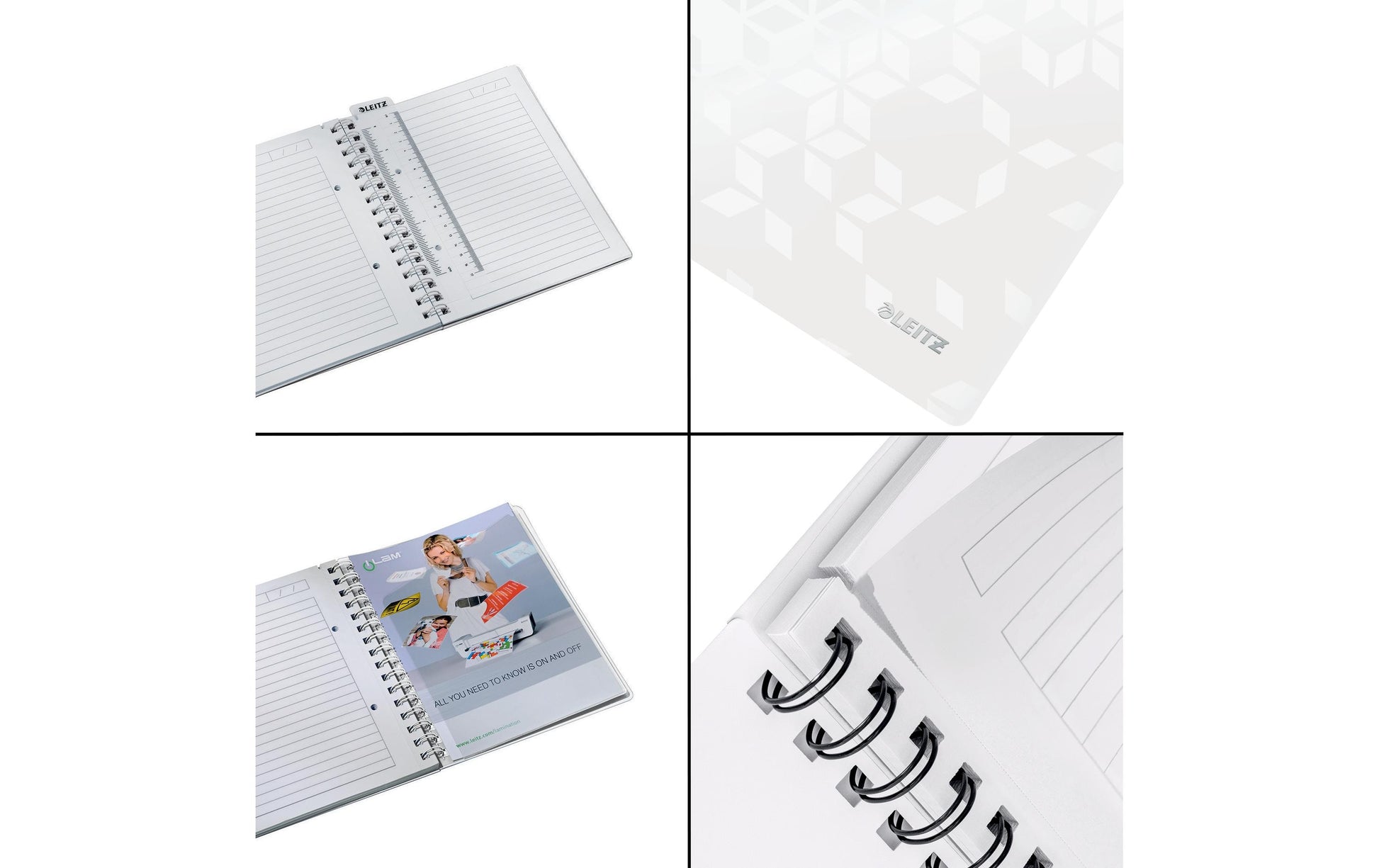 Leitz Notizbuch, A5, 80 Seiten – weiss