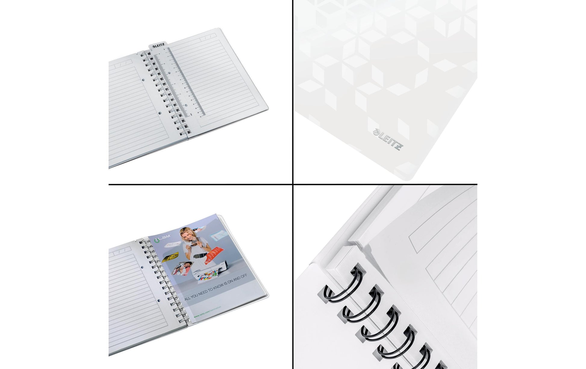 Leitz Notizbuch, A5, 80 Seiten – weiss