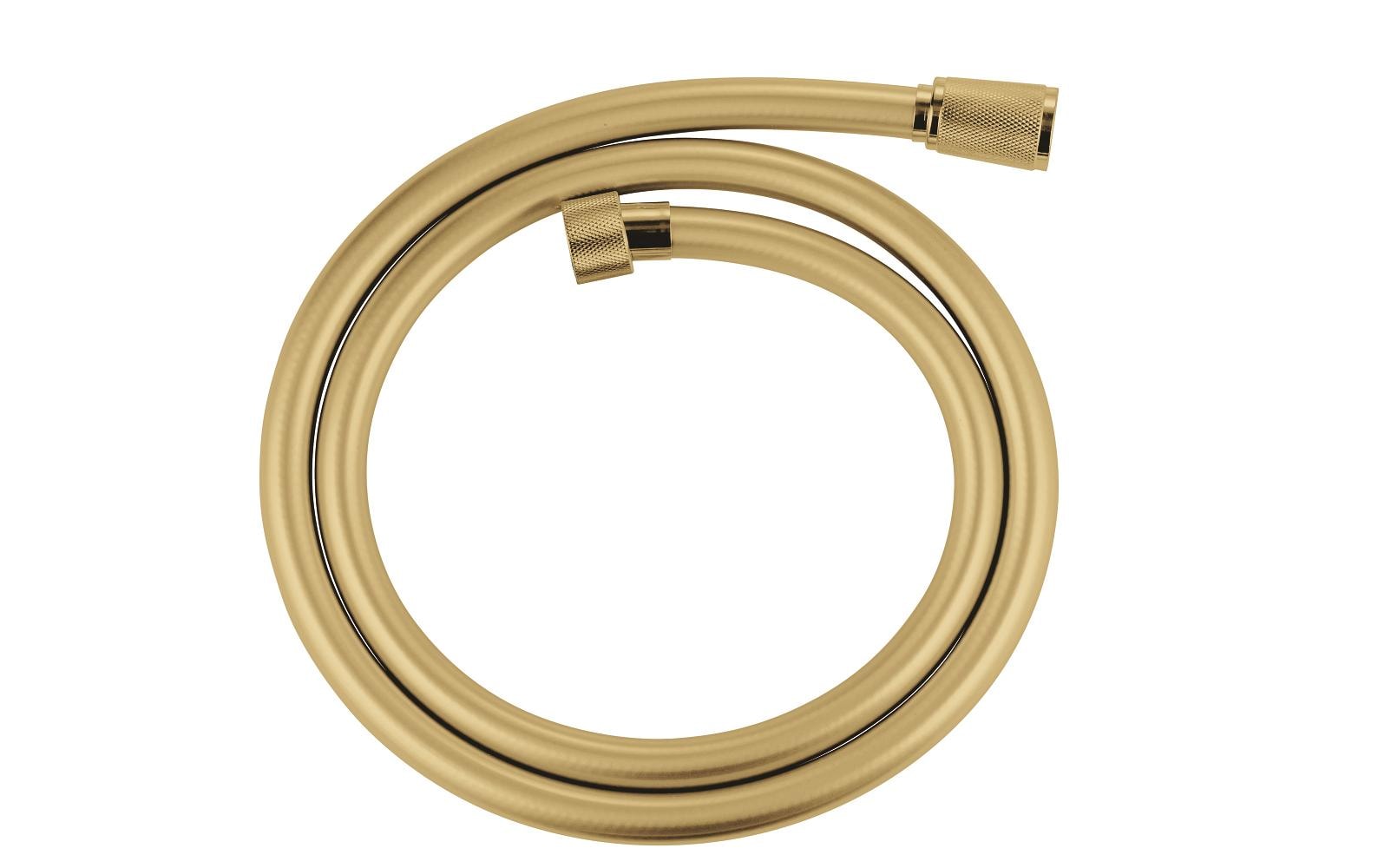 GROHE Silverflex TwistStop Brauseschlauch – 125 cm, Kunststoff, Gold