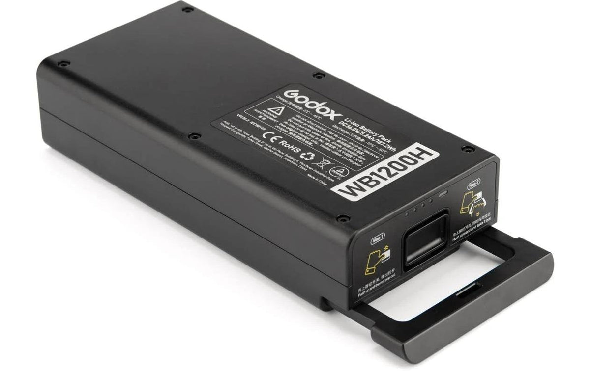 Godox WB1200H Akku – 5200 mAh – für Godox AD1200Pro