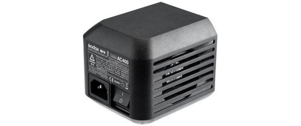 Godox AD-AC Adapter Akkulader – für AD400Pro – 100–230 V – Schwarz