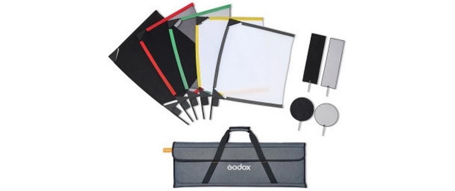 Godox SF4560 Scrim-Flag-Kit – 450 × 600 mm – Nylon – Mehrfarbig