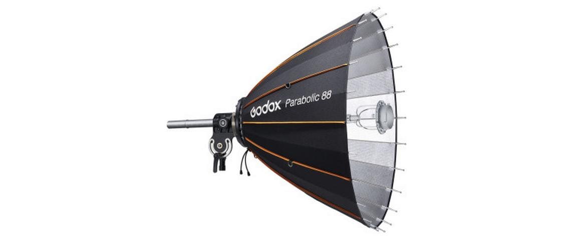Godox P88KIT Parabol-Reflektor 880 mm – Schwarz, rund