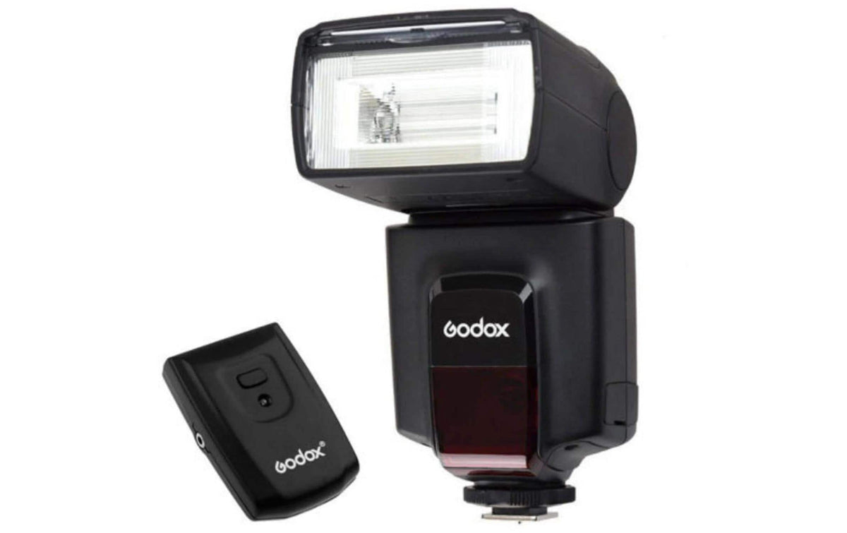 Godox TT560 II Blitzgerät – Leitzahl 38, 24–105 mm – für Canon, Fujifilm, Leica und andere