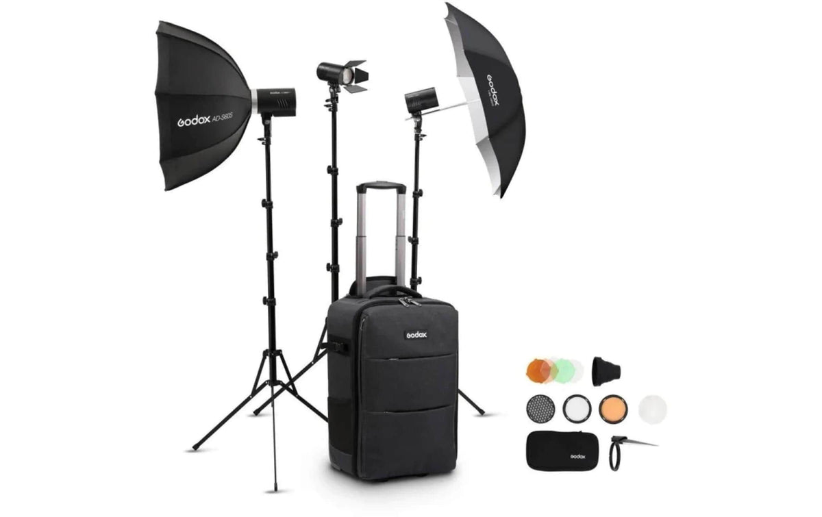 Godox AD-K1 Licht-Kit – 37,44 Wh Li-Ion, Leitzahl 58 – für Canon, Fujifilm, Nikon und andere