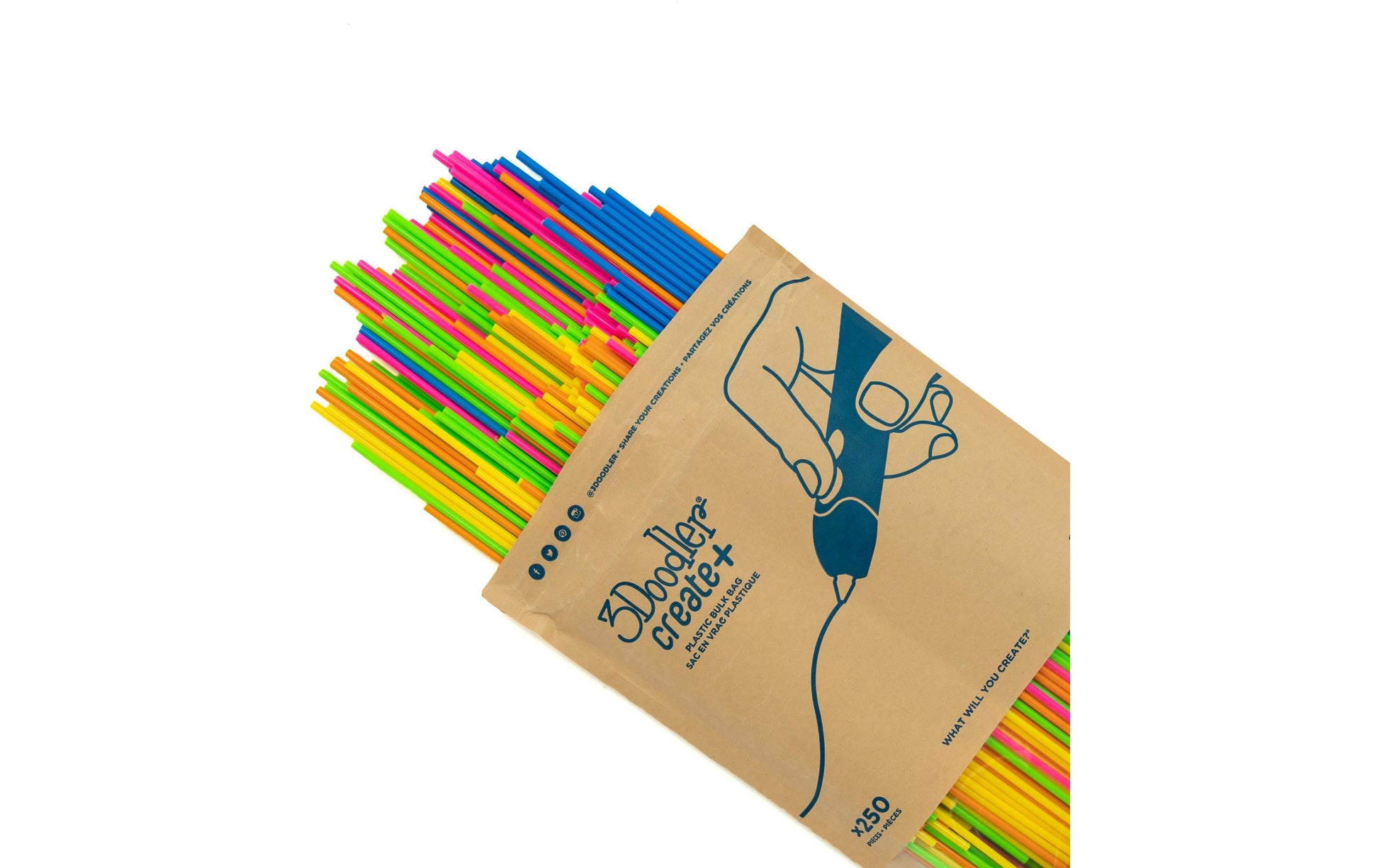 3Doodler 3D-Stift-Filament – Grün – für Create+/Pro+ – 250 Stück