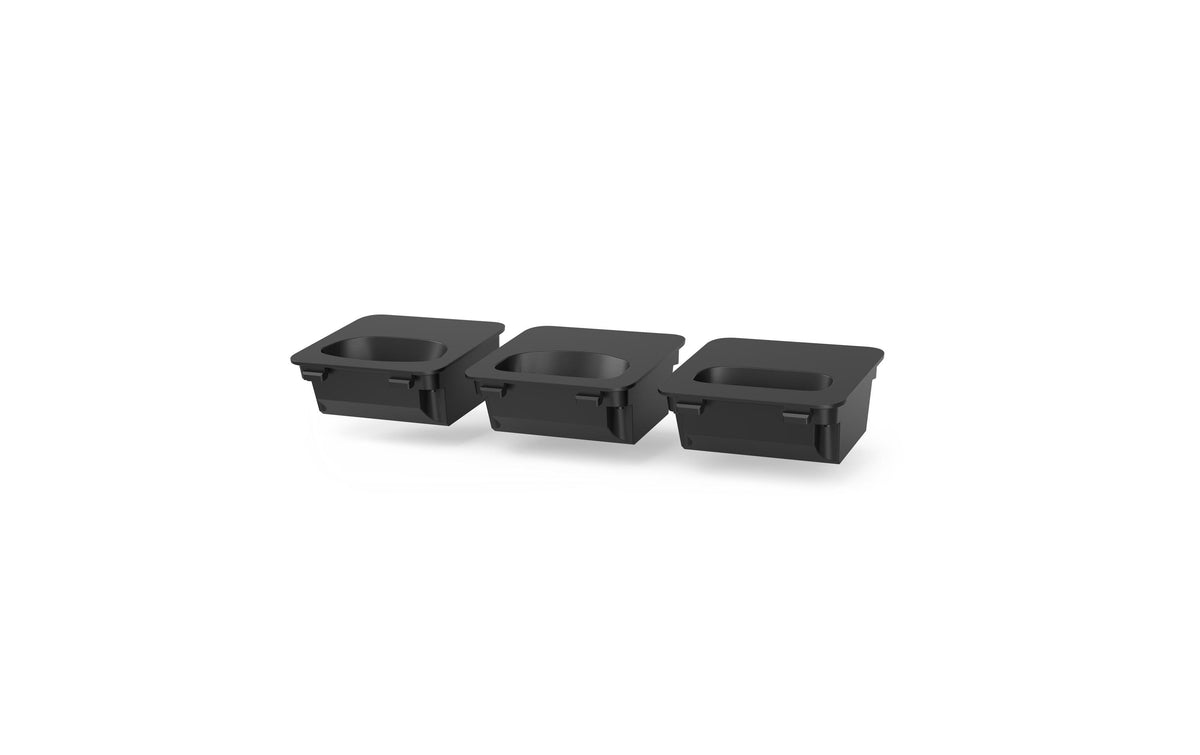 Gigaset Pro Snap In Modul-Set SL Adapter-Set – für Gigaset Pro 6-fach Ladestation, 3 Stück, Schwarz