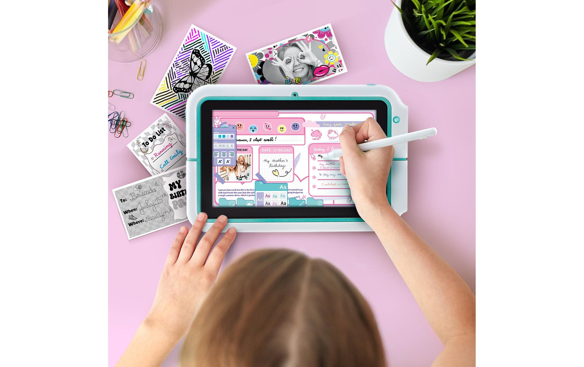 Canal Toys Instant Print Pad Creator – 8", 32 GB, Wi‑Fi, Mehrfarbig