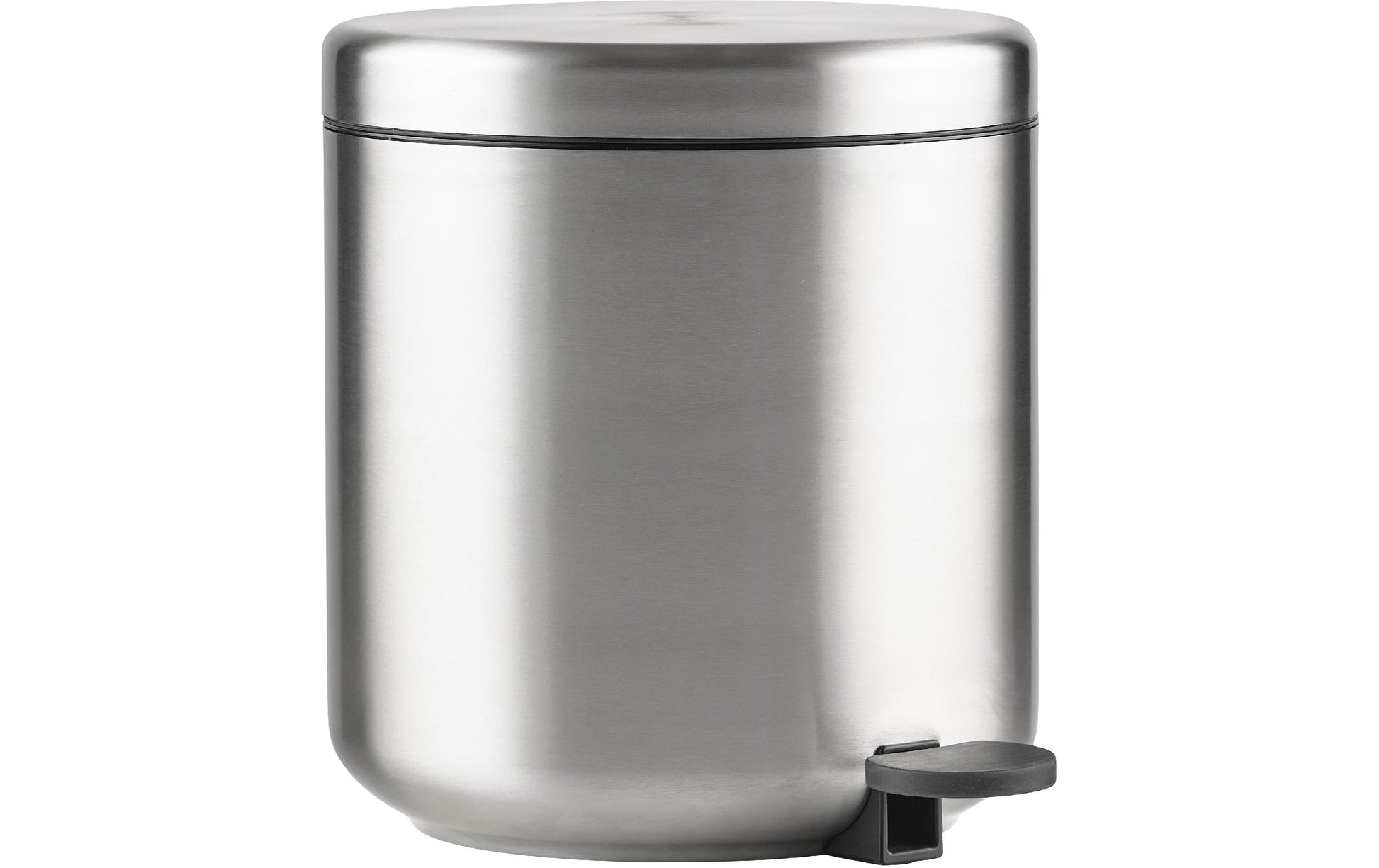 Zone Denmark Ume Papierkorb – 4 l – Stahl, Silber – Ø 195 × H 220 mm