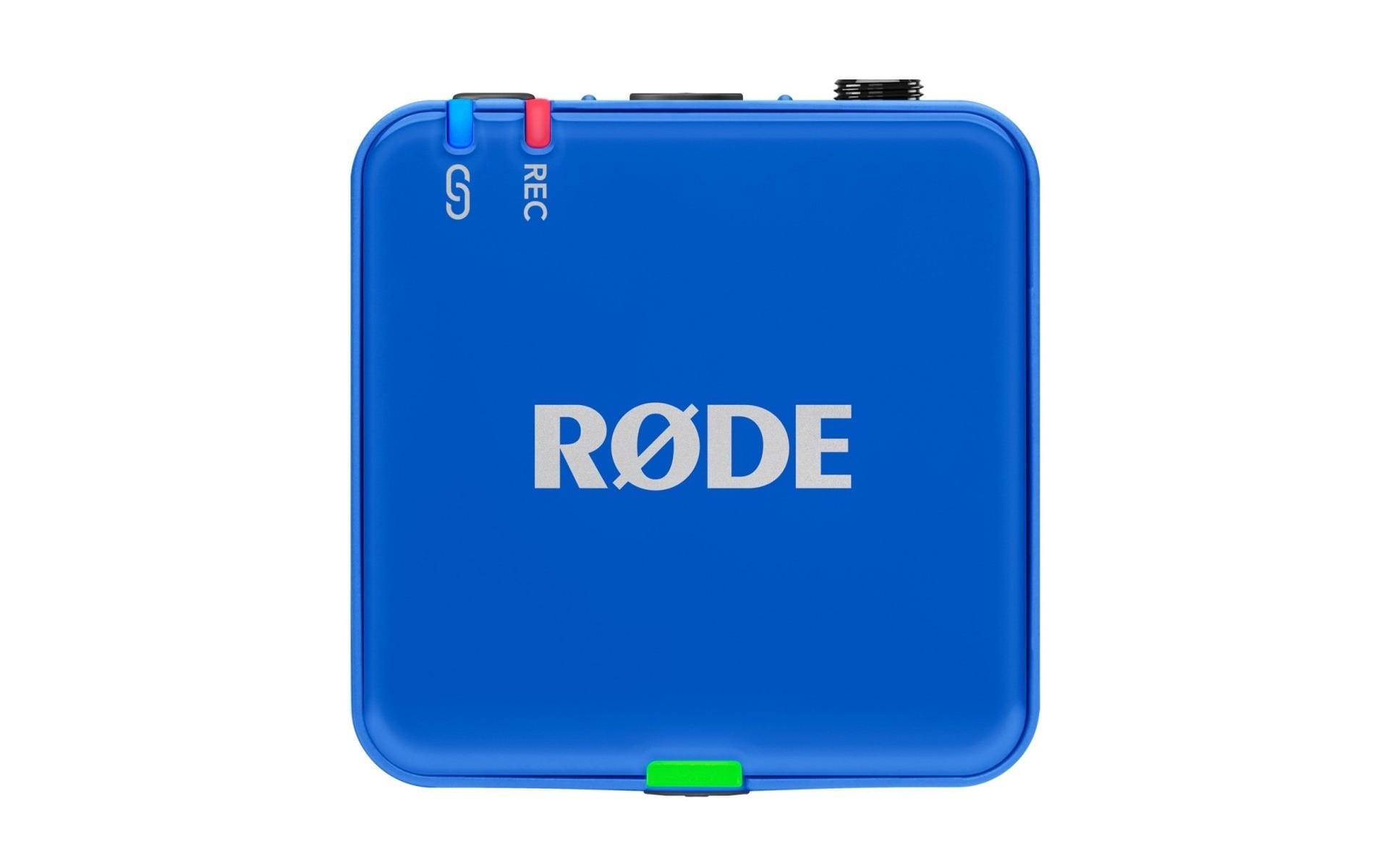 RØDE Wireless GO III Lavaliermikrofon 2er-Set – 3,5-mm-Klinke, Kabellos, Omnidirektional, 72 dB, Blau