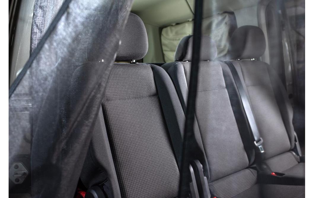 VanQuito Schiebetüren-Moskitonetz mit Reissverschluss – für VW (Beifahrerseite rechts) – Schwarz, Feinmaschig