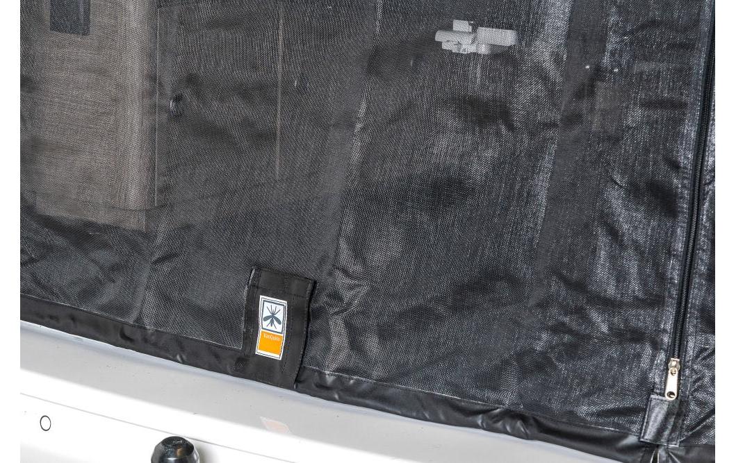 Van Quito – Hecknetz – feinmaschig – für Peugeot (Heckklappe) – schwarz, Fiberglas