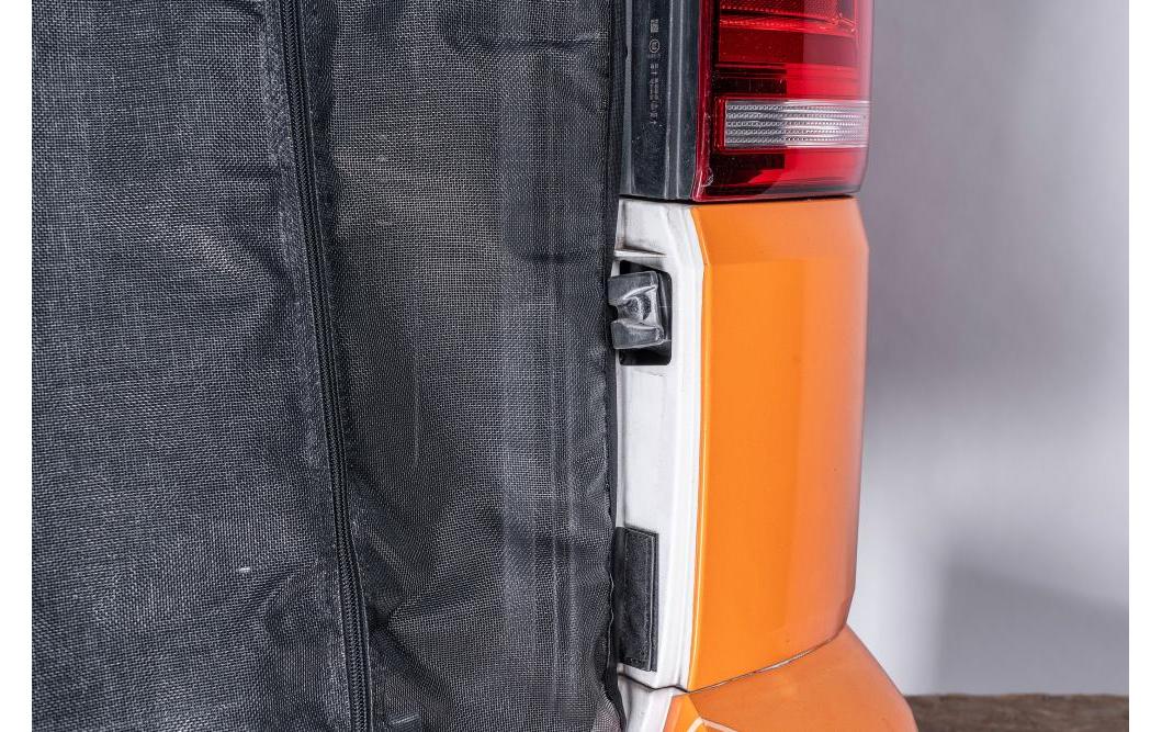 Van quito Vanquito Heck Fein Insektenschutznetz – Schwarz – Fiberglas – für VW T5/T6/T6.1 Heckklappe