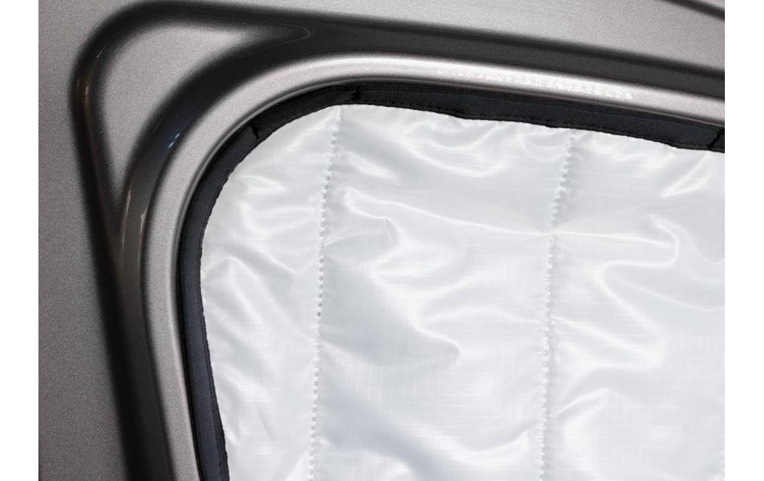 Vanspace Front- und Seitenscheibenisolierung – 30 × 10 × 88 cm, Polyurethan (PU), Weiss, für VW, Ford