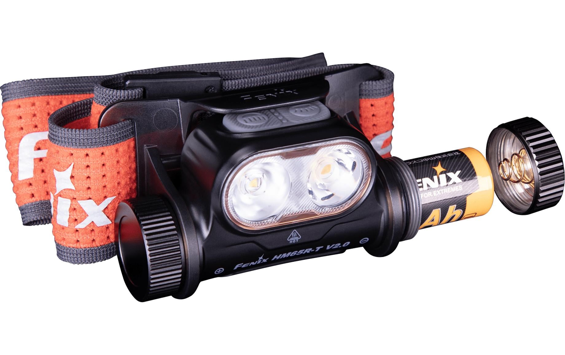 Fenix Stirnlampe HM65R-T V2.0 – 1600 lm, 170 m, Laufzeit 3–300 h – Schwarz
