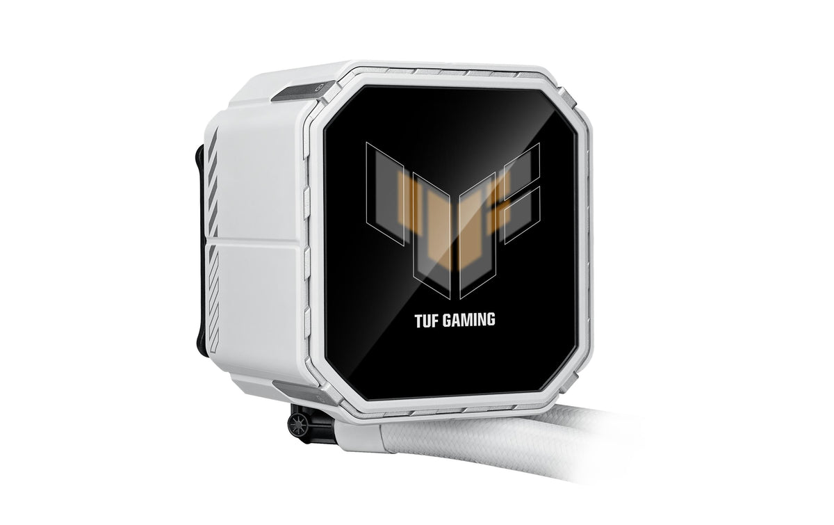 ASUS TUF GAMING LC III 360 – All-in-One Flüssigkeitskühler – 3×120 mm, LCD, für AM4, AM5, LGA 1700 und andere, Weiss