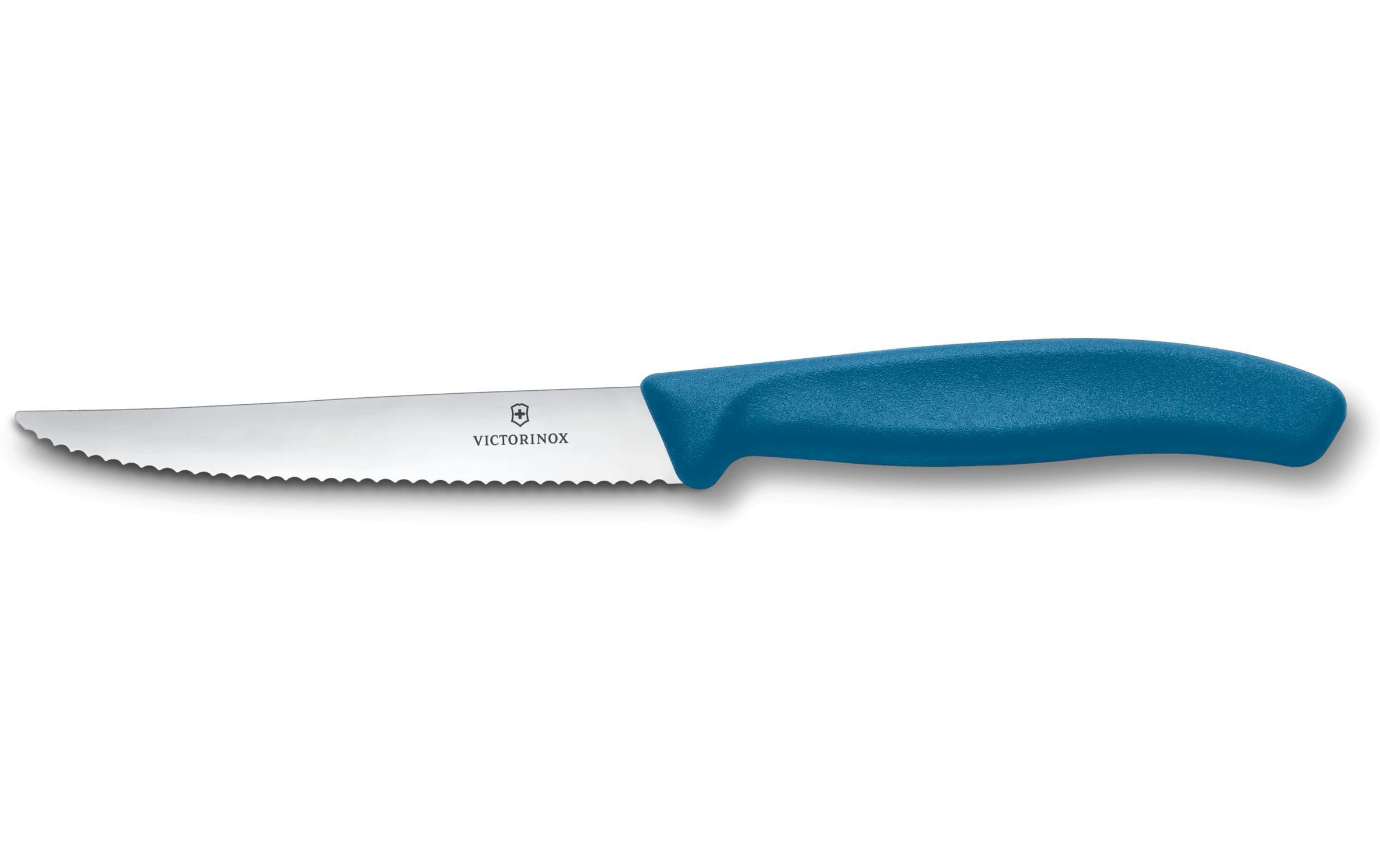 Victorinox Steakmesser 11 cm, Edelstahl, Polypropylen (PP), Blau