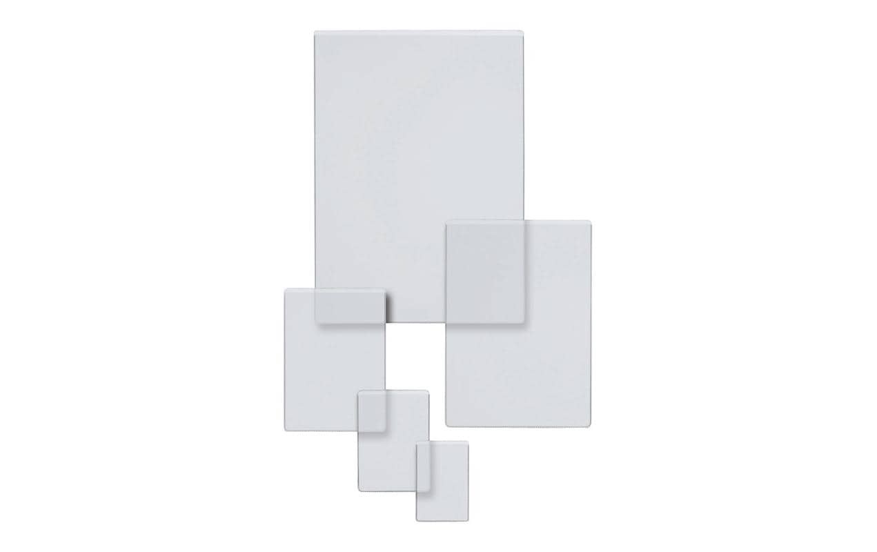 Kolma Dokumentenhülle – für Kreditkarten – 95 × 62 mm, Kunststoff, transparent – 3 Stück