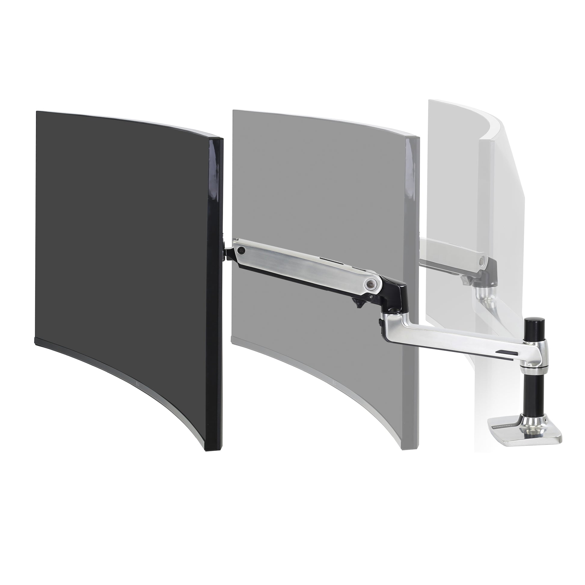 Ergotron LX – Monitorarm – bis 34", 113 kg, poliert, 10 Jahre Garantie